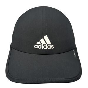 Adidas Climalite Strapback Baseball Cap Black One Size Adjustable Lightweight